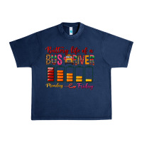 Navy Battery Life Of A Bus Driver Urban Heavy Tee - BundleAndBundleShop