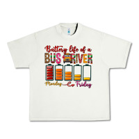 Pistachio Battery Life Of A Bus Driver Urban Heavy Tee - BundleAndBundleShop