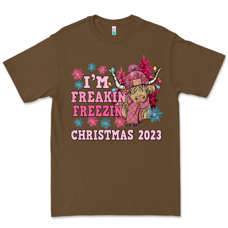 I'm Freakin Freezin Christmas 2023 Premium Tee by NancyCooperArtShop | Teevron