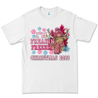 White i'm freakin freezin christmas 2023 Premium Tee - NancyCooperArtShop