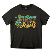 Asphalt but first jesus Heavy Core Tee - NancyCooperArtShop