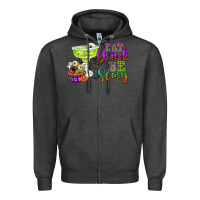 Charcoal Heather eat drink and be scary Zipper Hoodie - CowGirlArtShop