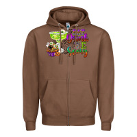 Chestnut eat drink and be scary Zipper Hoodie - CowGirlArtShop