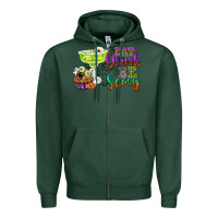 Sports Green eat drink and be scary Zipper Hoodie - CowGirlArtShop