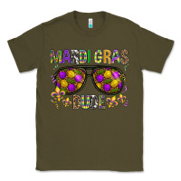 Army Green Mardi gras dude Classic Tee - BundleAndBundleShop