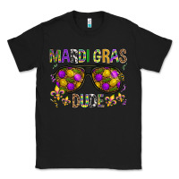 Black Mardi gras dude Classic Tee - BundleAndBundleShop