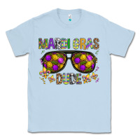 Dusty Blue Mardi gras dude Classic Tee - BundleAndBundleShop