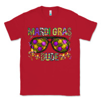 Red Mardi gras dude Classic Tee - BundleAndBundleShop