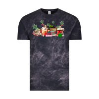 Cloud Black Christmas coffee Vintage Tee - MaliasSmallBusiness