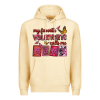 My Favorite Valentine Calls Me Mama Premium Hoodie | Teevron