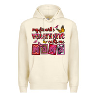 Sandshell my favorite valentine calls me mama Premium Hoodie - OliviaCreatesArt