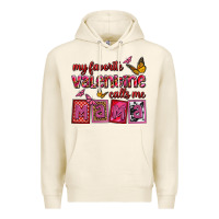 Tofu my favorite valentine calls me mama Premium Hoodie - OliviaCreatesArt