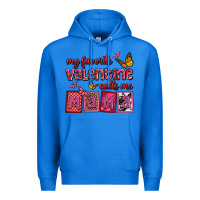 True Royal my favorite valentine calls me mama Premium Hoodie - OliviaCreatesArt