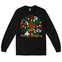 Black merry christmas windmill Long Sleeve Tee - Jasminsmagicworld