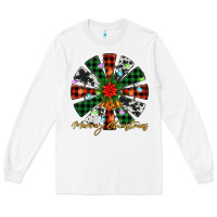 White merry christmas windmill Long Sleeve Tee - Jasminsmagicworld