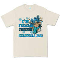 Bone i'm freakin freezin christmas 2023 Premium Tee - NancyCooperArtShop