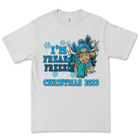 Dove Grey i'm freakin freezin christmas 2023 Premium Tee - NancyCooperArtShop