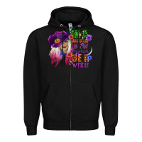 Black in a world full of princesses be a witch Zipper Hoodie - CowGirlArtShop