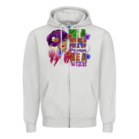 Dove Grey in a world full of princesses be a witch Zipper Hoodie - CowGirlArtShop