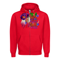 Red in a world full of princesses be a witch Zipper Hoodie - CowGirlArtShop