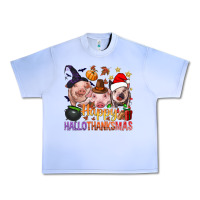Grape Ice Happy Hallothanksmas Pigs Urban Heavy Tee - BundleAndBundleShop