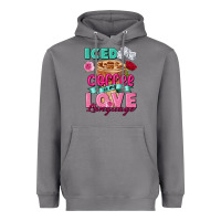Storm Iced Coffee is my love language Valentine's Day Heavyweight Hoodie - FaDigitalArtStudio
