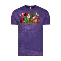Cloud Purple christmas  nurse Vintage Tee - MaliasSmallBusiness