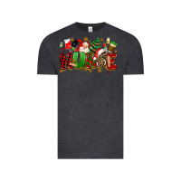 Vintage Black christmas  nurse Vintage Tee - MaliasSmallBusiness