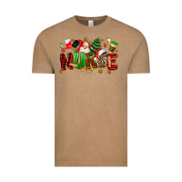 Vintage Coffee christmas  nurse Vintage Tee - MaliasSmallBusiness