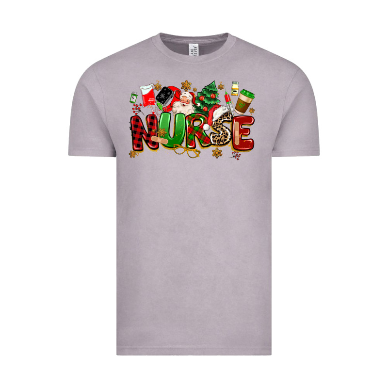 Christmas  Nurse Vintage Tee by MaliasSmallBusiness | Teevron
