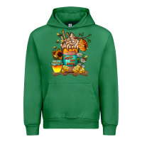Emerald Than Honey Urban Hoodie - CowhideDigitalArt