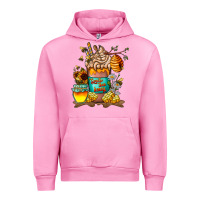 Fuchsia Pink Than Honey Urban Hoodie - CowhideDigitalArt