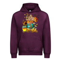 Mauve Wine Than Honey Urban Hoodie - CowhideDigitalArt