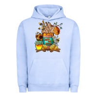 Pigment Grape Ice Than Honey Urban Hoodie - CowhideDigitalArt