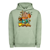 Pigment Oil Green Than Honey Urban Hoodie - CowhideDigitalArt