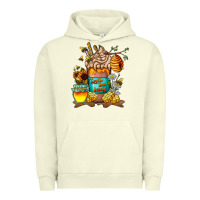 Pigment Pistachio Than Honey Urban Hoodie - CowhideDigitalArt