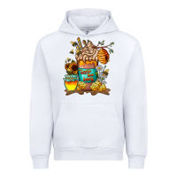 White Than Honey Urban Hoodie - CowhideDigitalArt
