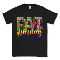Black Mardi Gras fat tuesday Classic Tee - BundleAndBundleShop