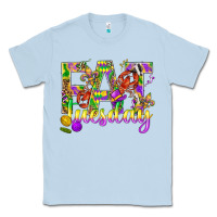 Dusty Blue Mardi Gras fat tuesday Classic Tee - BundleAndBundleShop