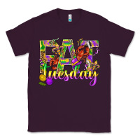 Plum Mardi Gras fat tuesday Classic Tee - BundleAndBundleShop