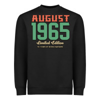 Black August 1965 Limited Edition 55 Years Of Being Awesome Heavyweight Sweatshirt - Bettercallsaul
