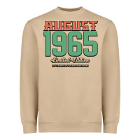 Mushroom August 1965 Limited Edition 55 Years Of Being Awesome Heavyweight Sweatshirt - Bettercallsaul