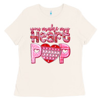 Bone you make my heart pop Ladies Tee - NancyCooperArtShop