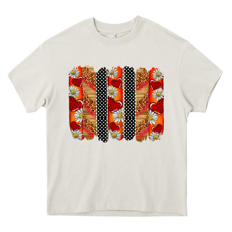Ladybug Brushstrokes Heavy Core Tee by BarkalooDesign | Teevron