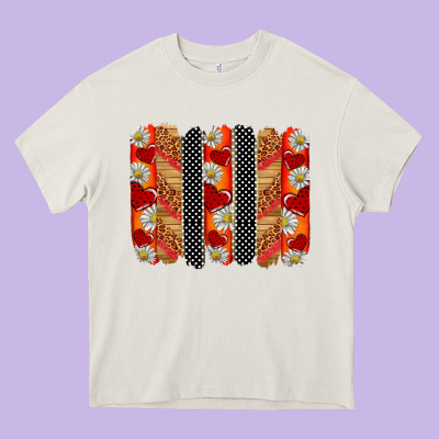 Ladybug Brushstrokes Heavy Core Tee Designed By Barkaloodesign