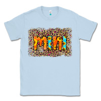 Dusty Blue Leopard Sunflower Mimi Classic Tee - RanaPortraitStore