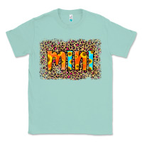 Seafoam Leopard Sunflower Mimi Classic Tee - RanaPortraitStore
