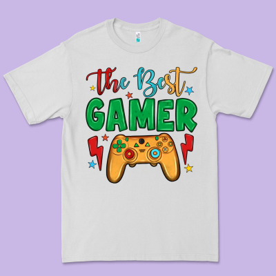 The Best Gamer Premium Tee Designed By Jahusdesignshop