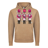 Vintage Coffee Pink nutcrackers Vintage Hoodie - MaliasSmallBusiness