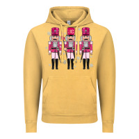 Vintage Mustard Pink nutcrackers Vintage Hoodie - MaliasSmallBusiness